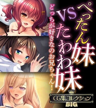 k187afrnt07923ぺったん妹VSたわわ妹〜どっちが好きなのお兄ちゃん！〜【CG集コレクションBIG】ーどこで購入できる！？